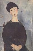 Amedeo Modigliani Jeune fille assise (mk38) oil painting reproduction